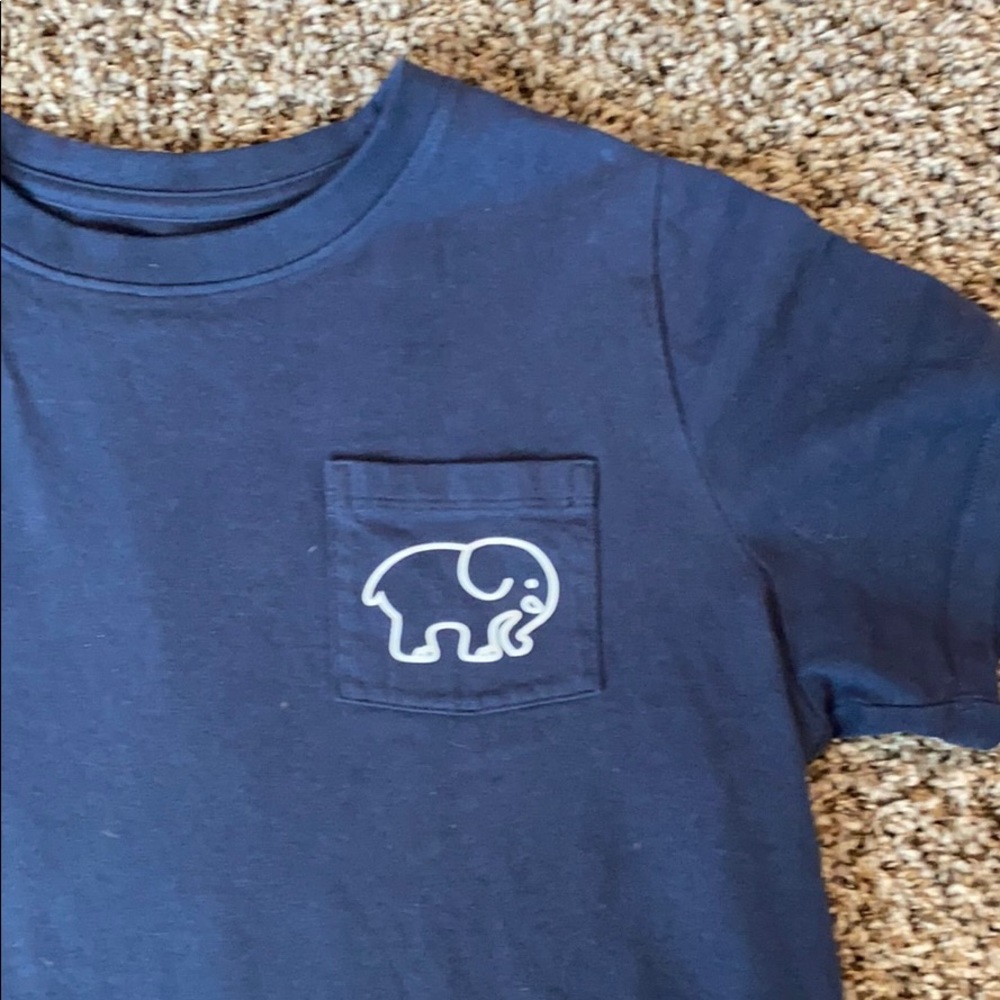Navy Blue Ivory Ella Tee